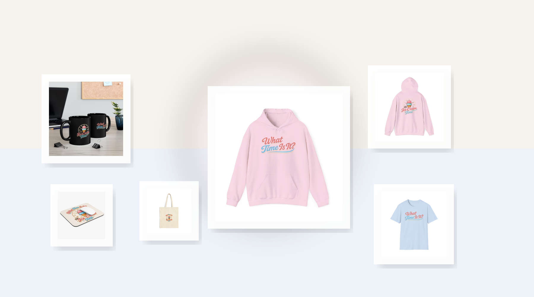 It's Ice Cream Time Merch Collection